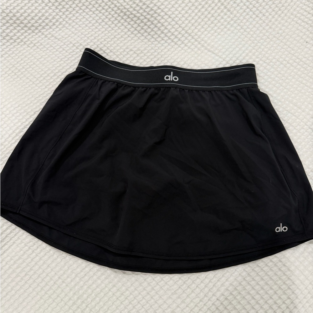 ALO Yoga Black Circle Skirt - Women's Active Skort